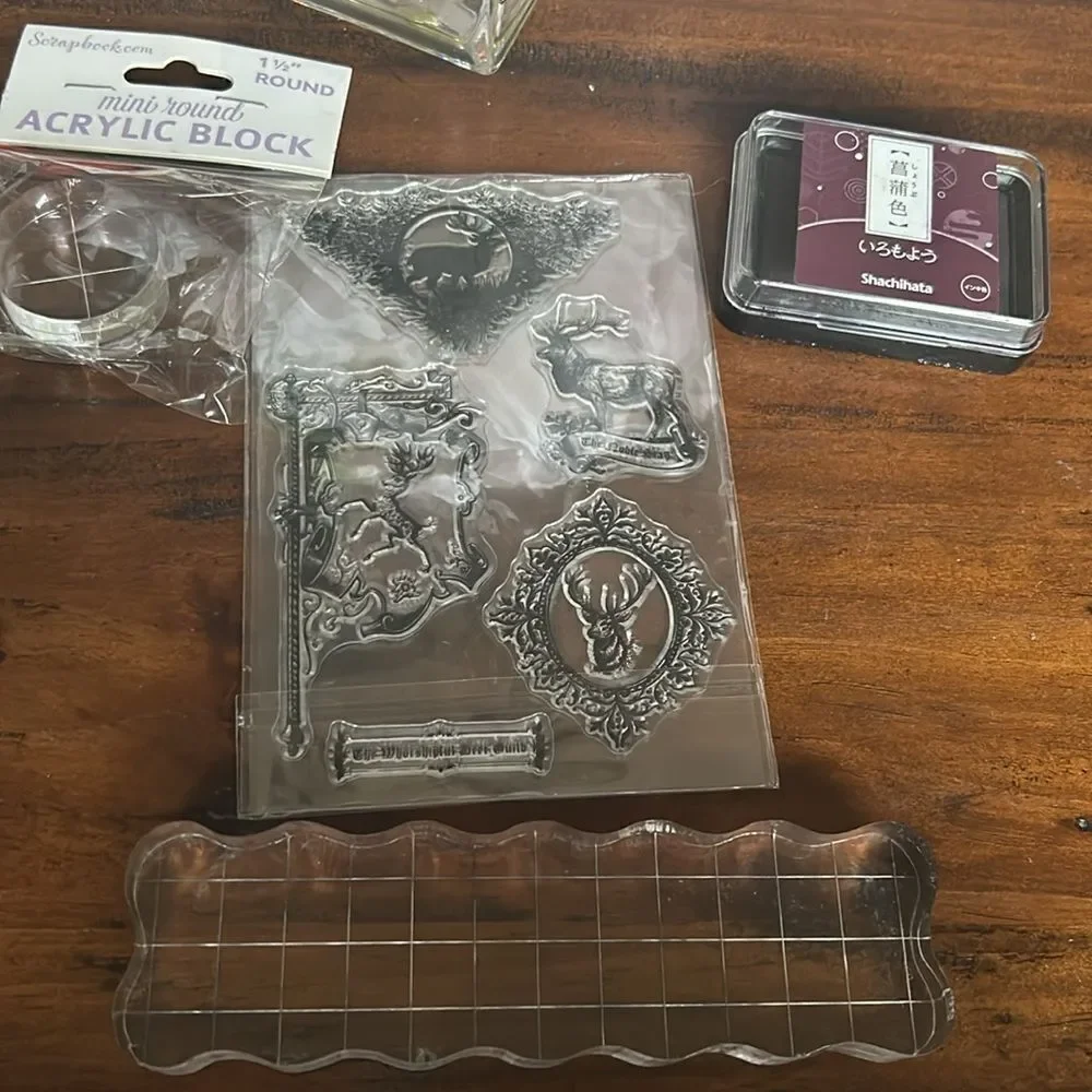 CoraCreaCrafts clear stamps NEW hunting motive